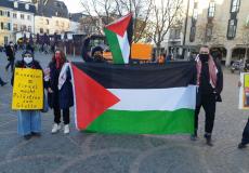 وقفة تضامن مع الشعب الفلسطيني في ألمانيا