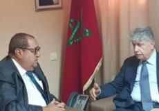 مجدلاني يبحث مع أمين عام الحزب الاشتراكي للقوات الشعبية المغربي المستجدات السياسية