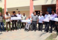 تعليم خانيونس ينظم وقفة مناهضة لضم الضفة والأغوار