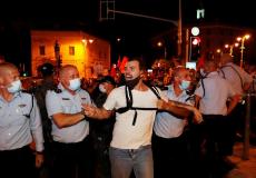 المواجهات بين الشرطة الإسرائيلية و المتظاهرين - أرشيفية 