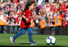 مكة ابنة النجم المصري محمد صلاح