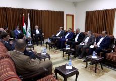 إسماعيل هنية يبحث المصالحة مع وفد سويسري