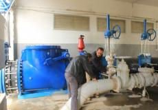 بدء ضخ تجريبي ضغط بركة الشيخ رضوان