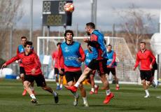 تدريبات ريال مدريد استعدادا لمواجهة اياكس في دوري ابطال اوروبا