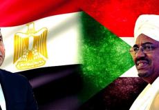 الرئيس المصري عبد الفتاح السيسي ونظيره السوداني عمر البشير