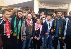 الاطر الطلابية تواصل احتجاجاتها في جامعة القدس المفتوحة
