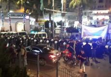 تظاهرة رام الله أمس للمطالبة رفع "العقوبات" عن غزة