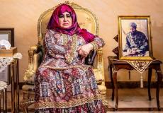 علياء غانم والدة زعيم تنظيم القاعدة السابق اسامة بن لادن