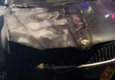 إشعال النار بسيارة لمواطن في كفرمندا