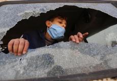 من آثار قصف الاحتلال يوم أمس السبت 