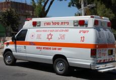 اصابات في حادث طرق على مفرق بيت جبرين بإتجاه ترقوميا 