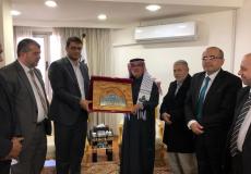 السفير محمد العمادي يستقبل وفداً من وزارة الصحة في غزة