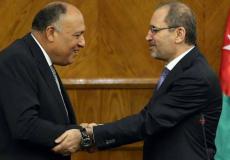وزيرا خارجية كل من الاردن ومصر -ارشيف-