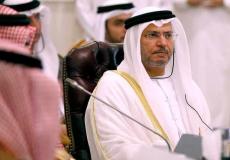 وزير الشؤون الخارجية الاماراتي انور قرقاش