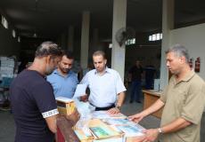 تربية الوسطى تبدأ بتوزيع الكتب المدرسية على المدارس 