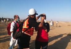 الدفاع المدني يستهجن استهداف طواقمه ويتعامل مع 50 اصابة شرق غزة