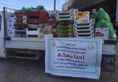 شاحنة خضراوات وفواكه