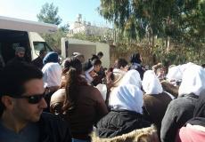  مركز شرطة متنقل في نابلس