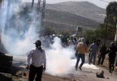 مواجهات بين شبان فلسطينيين وقوات الاحتلال -ارشيف-