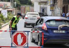 انتشار أمني في قطاع غزة عقب تفشي فيروس كورونا