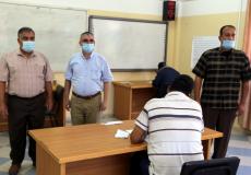  الفرا يتفقد امتحان المستوى 2020-2021