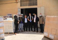 التنمية في جنين تتسلم 300 طرد غذائي ضمن حملة مواجهة كورونا