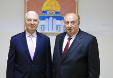 الوزير أبو مويس يبحث مع القنصل المصري تعزيز التعاون لخدمة التعليم العالي