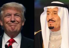العاهل السعودي الملك سلمان والرئيس الأميركي دونالد ترامب