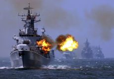 مناورة بحرية -ارشيف-