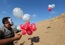 بالونات غزة -أرشيف-
