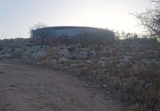 الاحتلال يهدم خزان مياه يروي 20 ألف دونما في طوباس