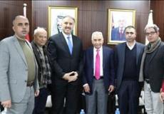 عساف يتفق مع أبو شرار على التعاون الإعلامي القضائي