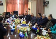 جامعة الأقصى تستقبل وفداً من الاتحاد العام للمرأة الفلسطينية