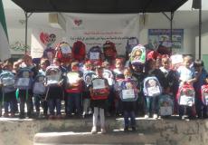 جمعية عطاء فلسطين الخيرية تشرع في توزيع حقائب وقرطاسية في قطاع غزة 