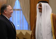وزير الخارجية الأمريكية وأمير قطر  - أرشيفية -