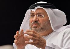 وزير الدولة الإماراتي للشؤون الخارجية أنور قرقاش