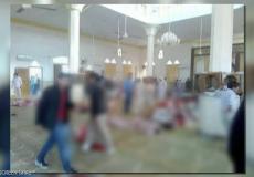 مكان التفجير الإرهابي داخل مسجد في سيناء