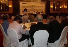 ممثلو منظمات أهلية وحقوقيون وخبراء يوصون بتعديل قانون الضمان الاجتماعي -جانب من الورشة-