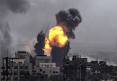غزة تحت القصف الإسرائيلي - أرشيف