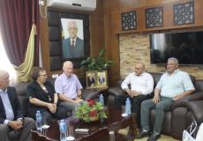 لقاء محاظة جنين مع السفير الاوكراني