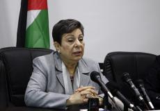 ضو اللجنة التنفيذية لمنظمة التحرير الفلسطينية حنان عشراوي