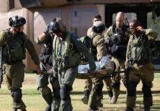 نقل جندي مصاب خلال الحرب على غزة -ارشيف-