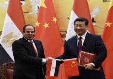 الرئيس المصري ونظيره الصيني