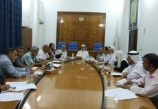 جلسة لجنة التربية والقضايا الاجتماعية في المجلس التشريعي 