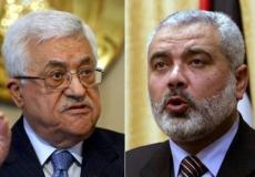 اسماعيل هنية والرئيس عباس