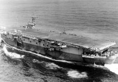 حاملة طائرات أميركية خلال الحرب العالمية