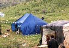 مستوطنون ينصبون خيمة جنوب بيت لحم