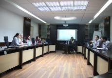 وفد من مؤسسة تروكير الايرلندية يزور برنامج غزة -1 - Copy.JPG