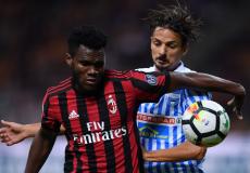 ميلان وسبال في الدوري الايطالي
