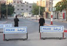 إنتشار أمني بغزة عقب تفشي فيروس كورونا